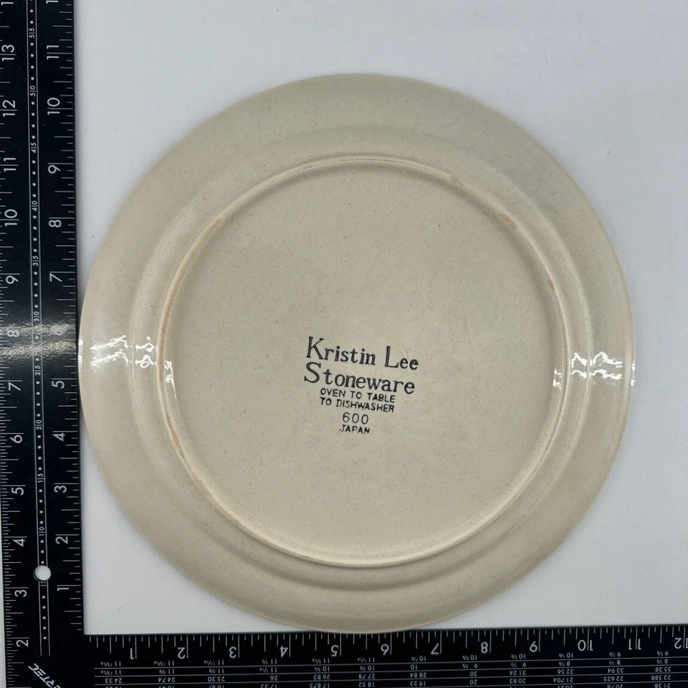 Platter Dinnerware Ovenware Kristin‎ Lee Stoneware Japan Discontinued 10.75